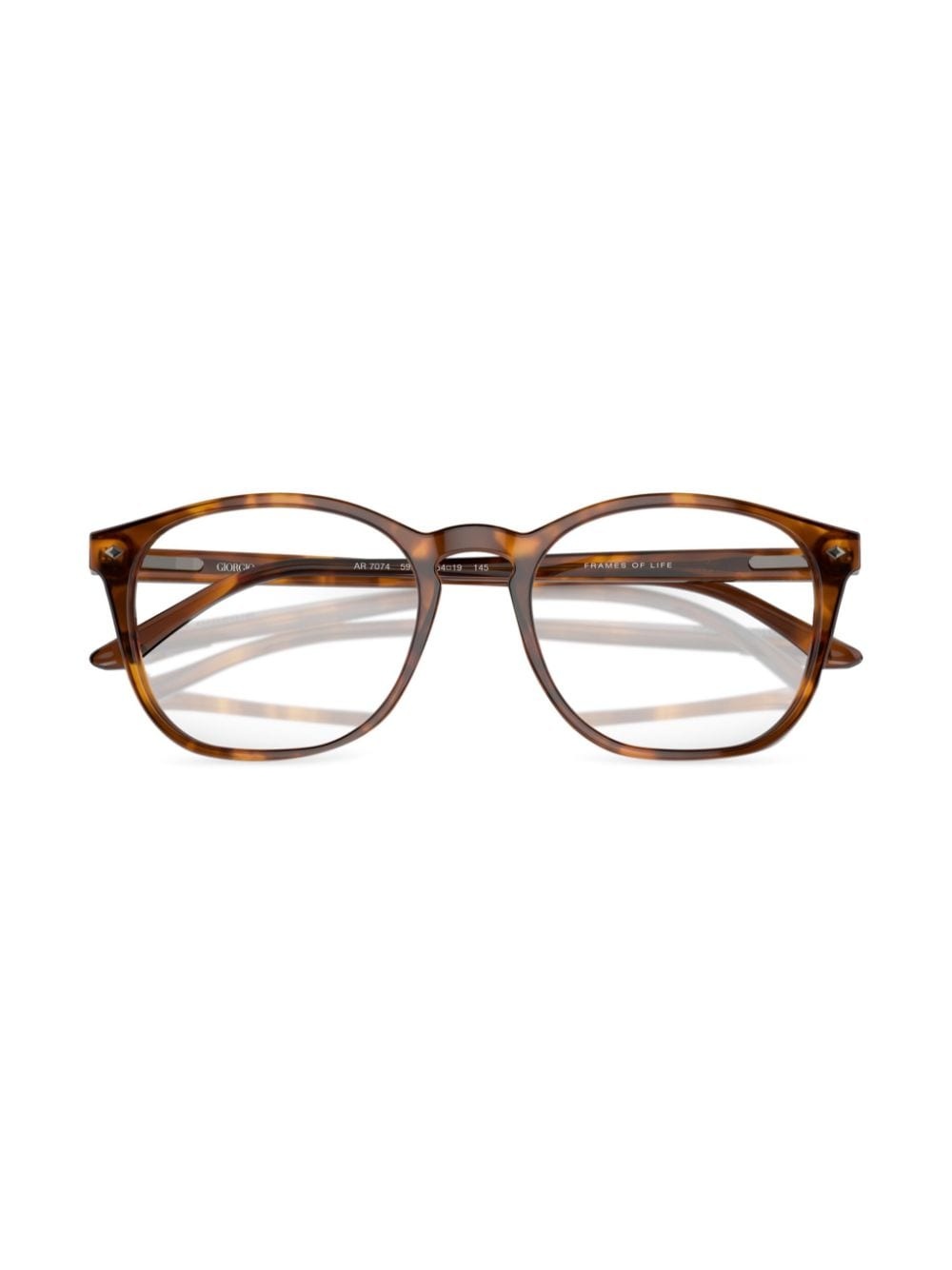 tortoiseshell round-frame glasses - 5