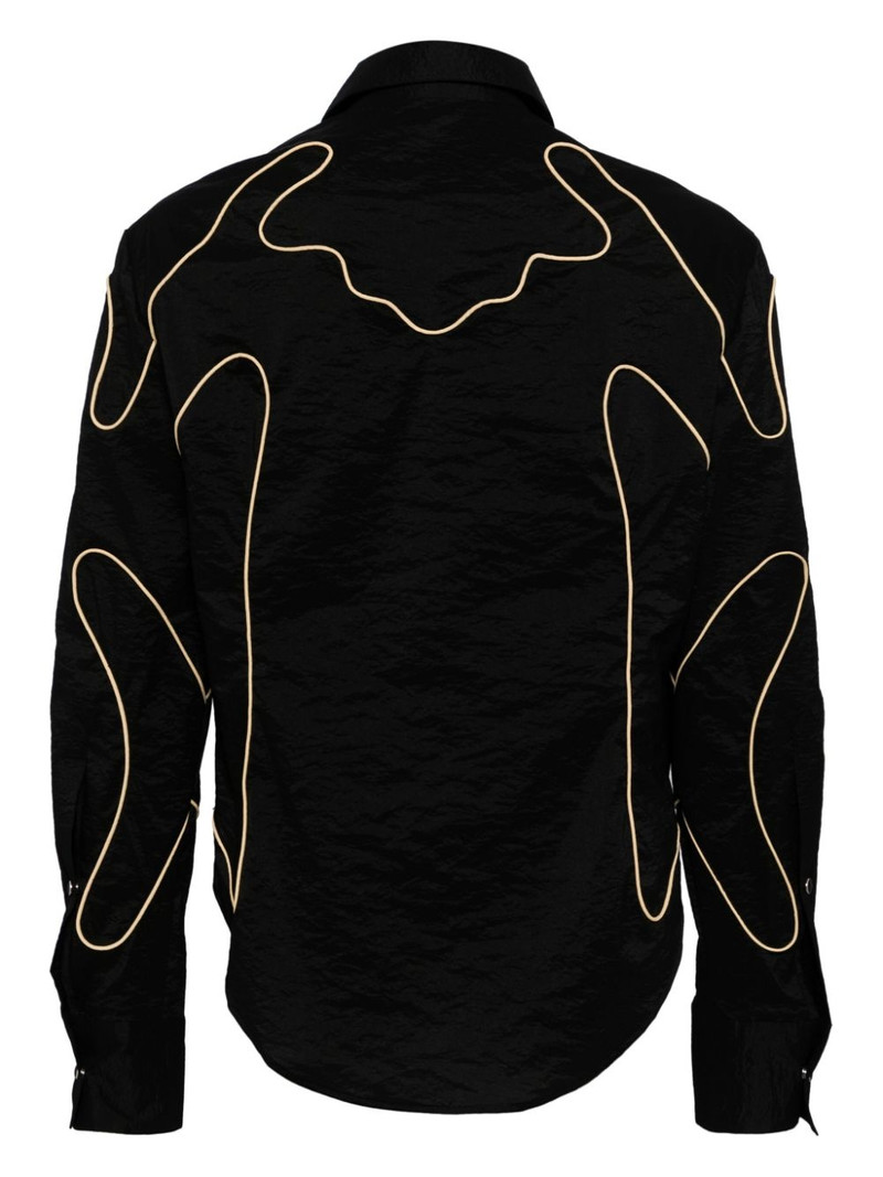 ECKHAUS LATTA Contour pointed-collar shirt outlook