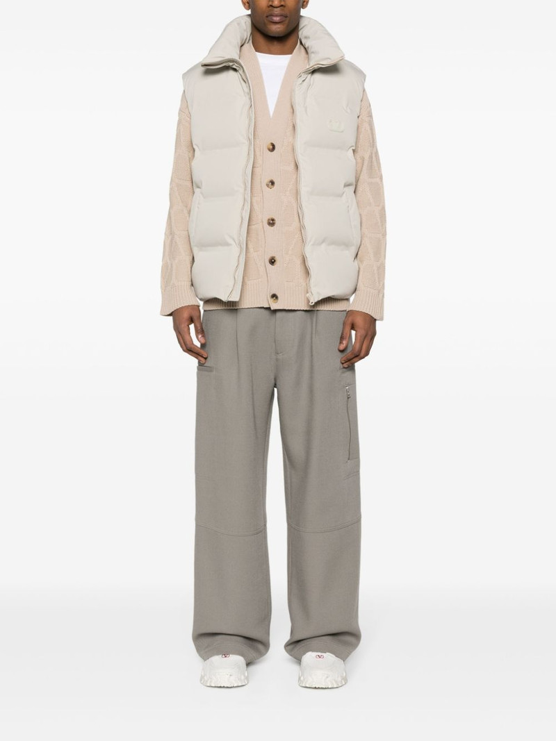 Valentino Maxi-VLogo down gilet outlook