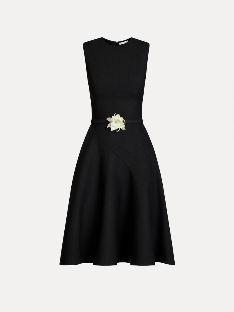 FLORAL BELT SLEEVELESS DRESS 1