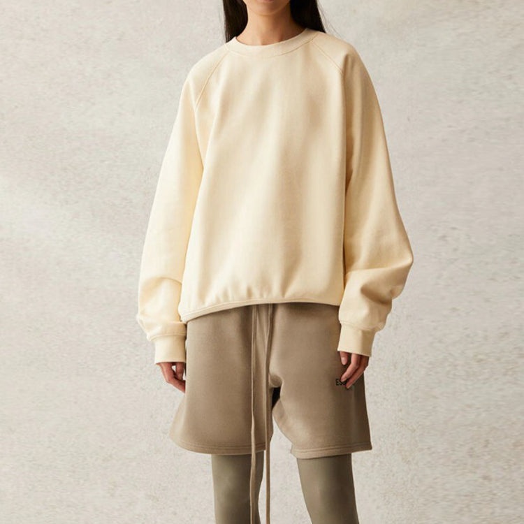 Fear of God Essentials SS21 Pull-Over Crewneck Buttercream Cream FOG-SS21-578 - 4