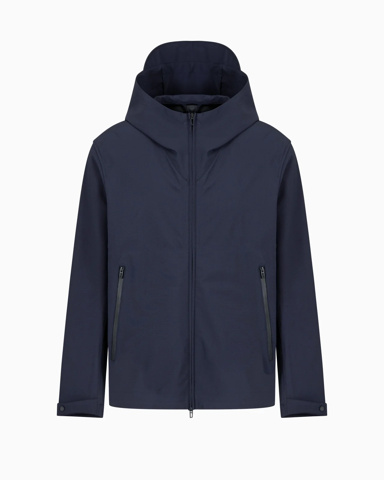 TRAVEL ESSENTIALS WATER-REPELLENT NYLON HOODED BLOUSON - 1