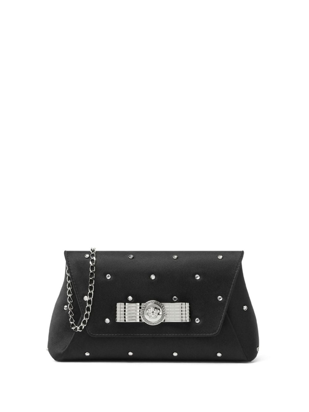 crystal-embellished clutch bag - 1