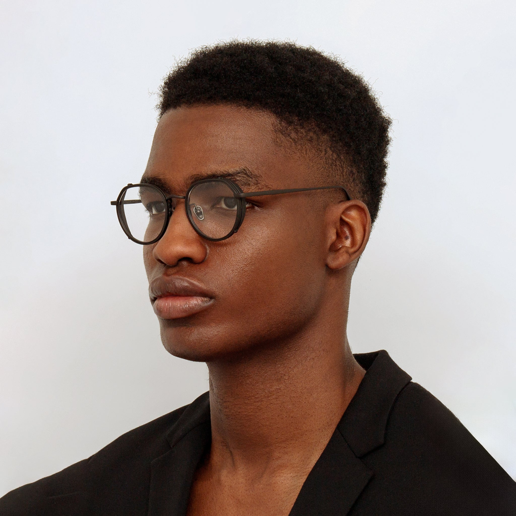 MEN'S CARLOS OPTICAL D-FRAME IN CARAMEL HORN - 4