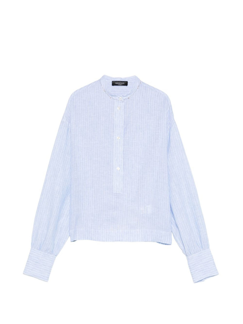 striped long-sleeve shirt 1