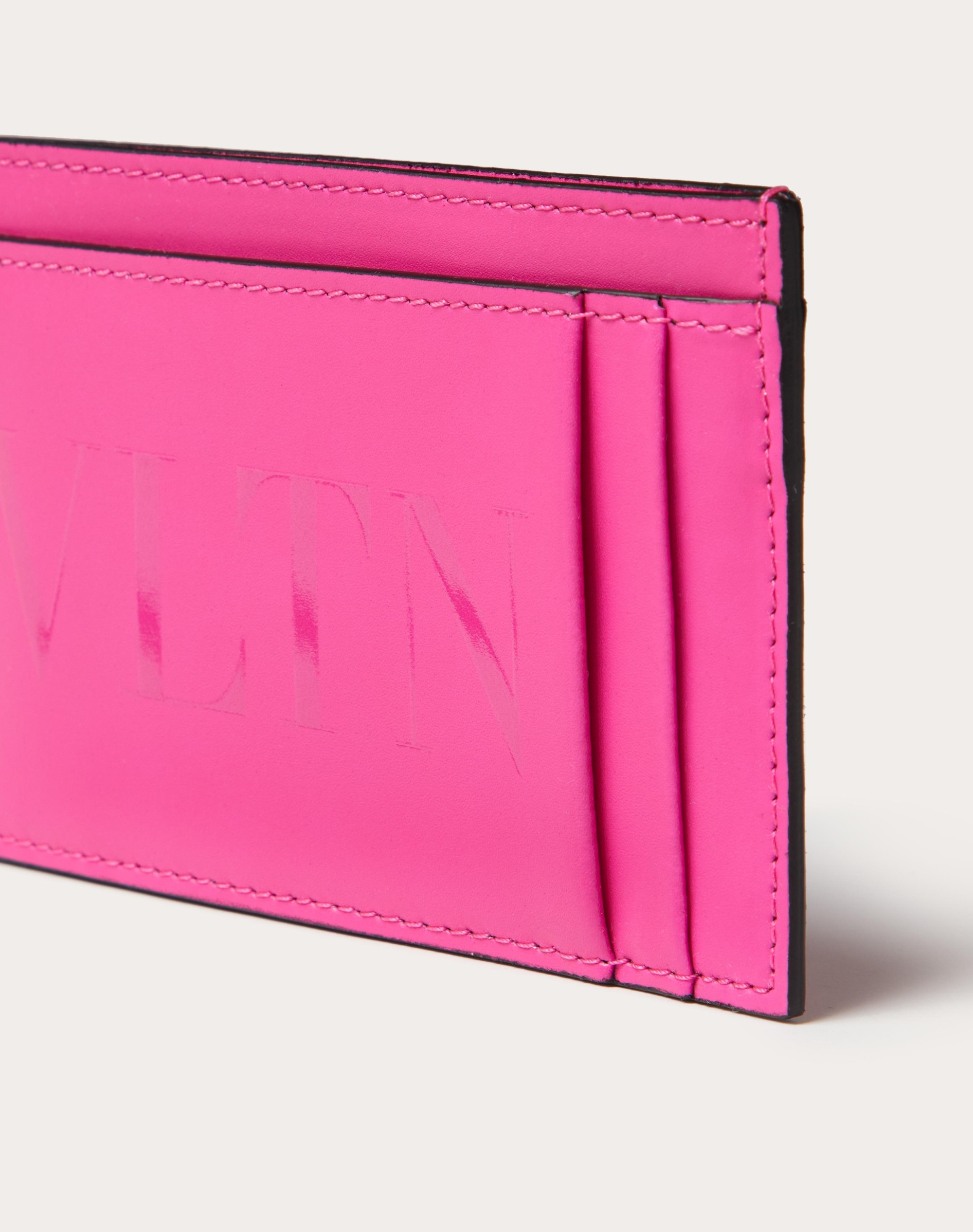VLTN CALFSKIN CARD HOLDER - 2
