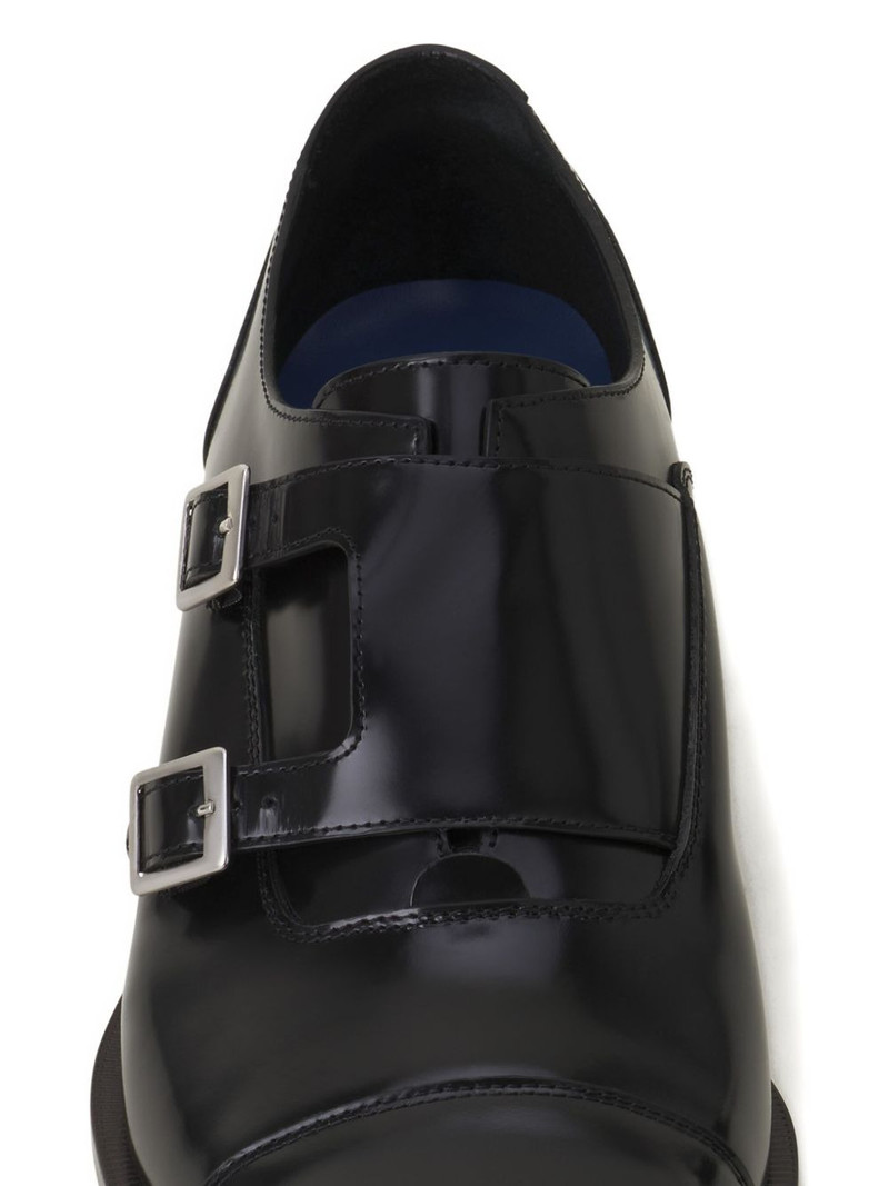 double-buckle pointed monk shoes 4