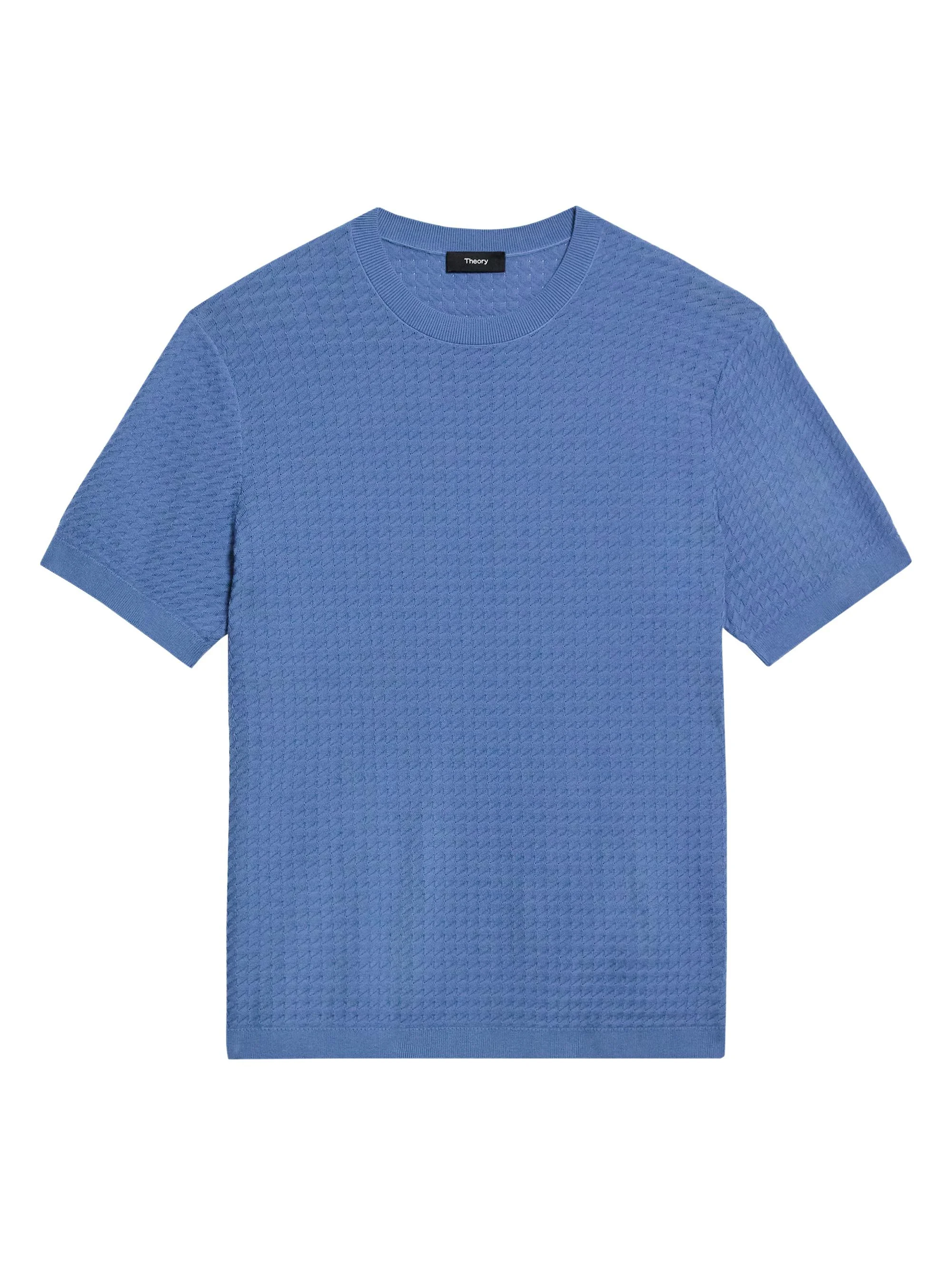 Men's Damian Tactile Cotton T-Shirt - Morel - 1
