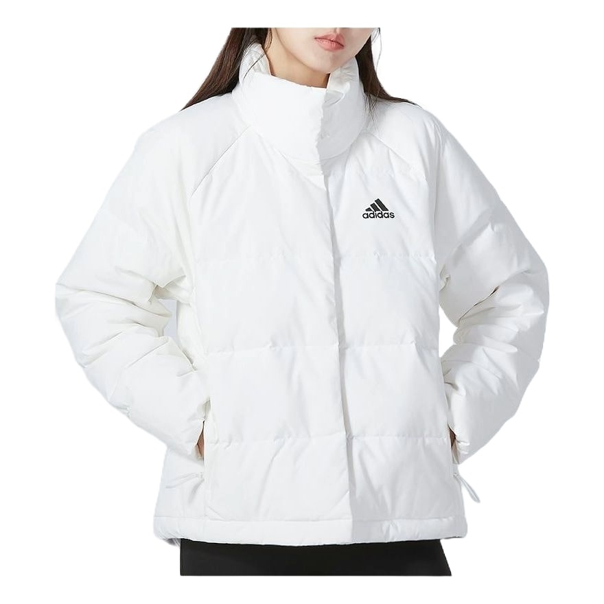 (WMNS) adidas Helionic Relaxed Down Jacket 'White' HG6281 - 3