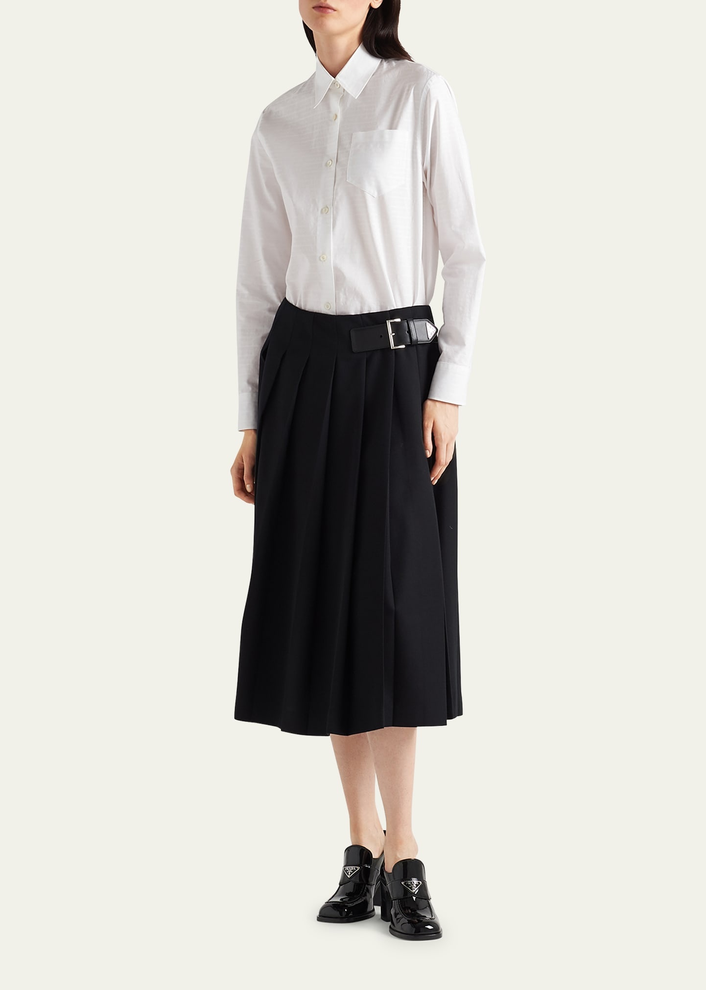 Logo Poplin Button Down Shirt - 2
