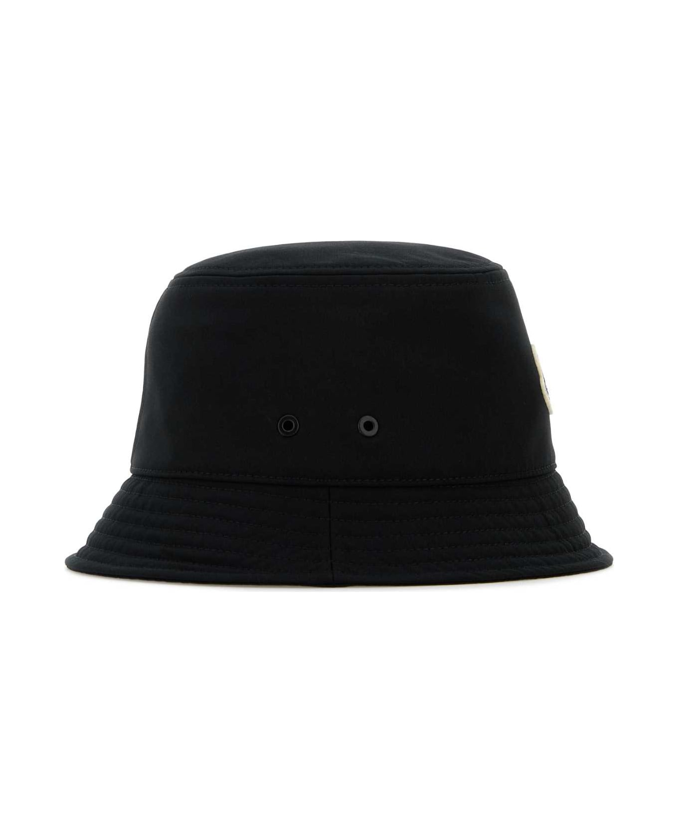 Black Canvas Bucket Hat - 2