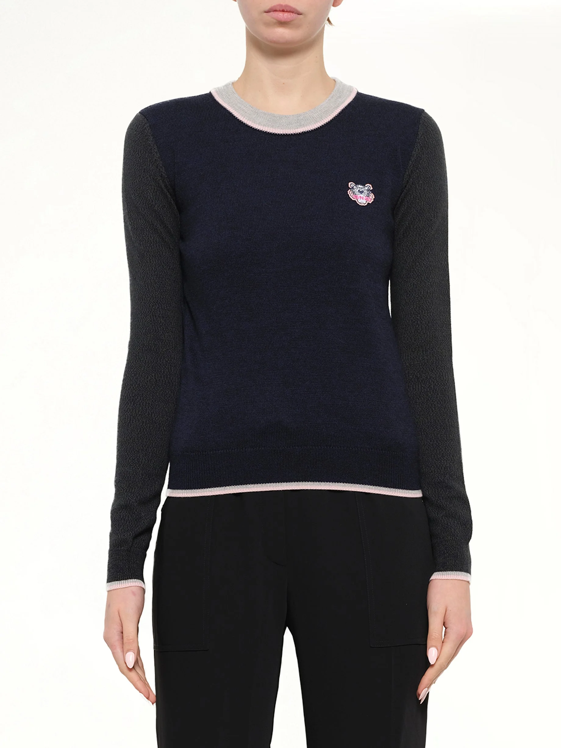 Kenzo Crew Neck in Navy - 1