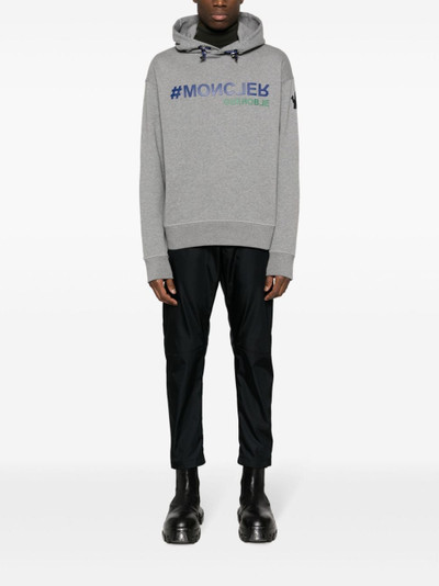 Moncler Grenoble logo-print cotton hoodie outlook