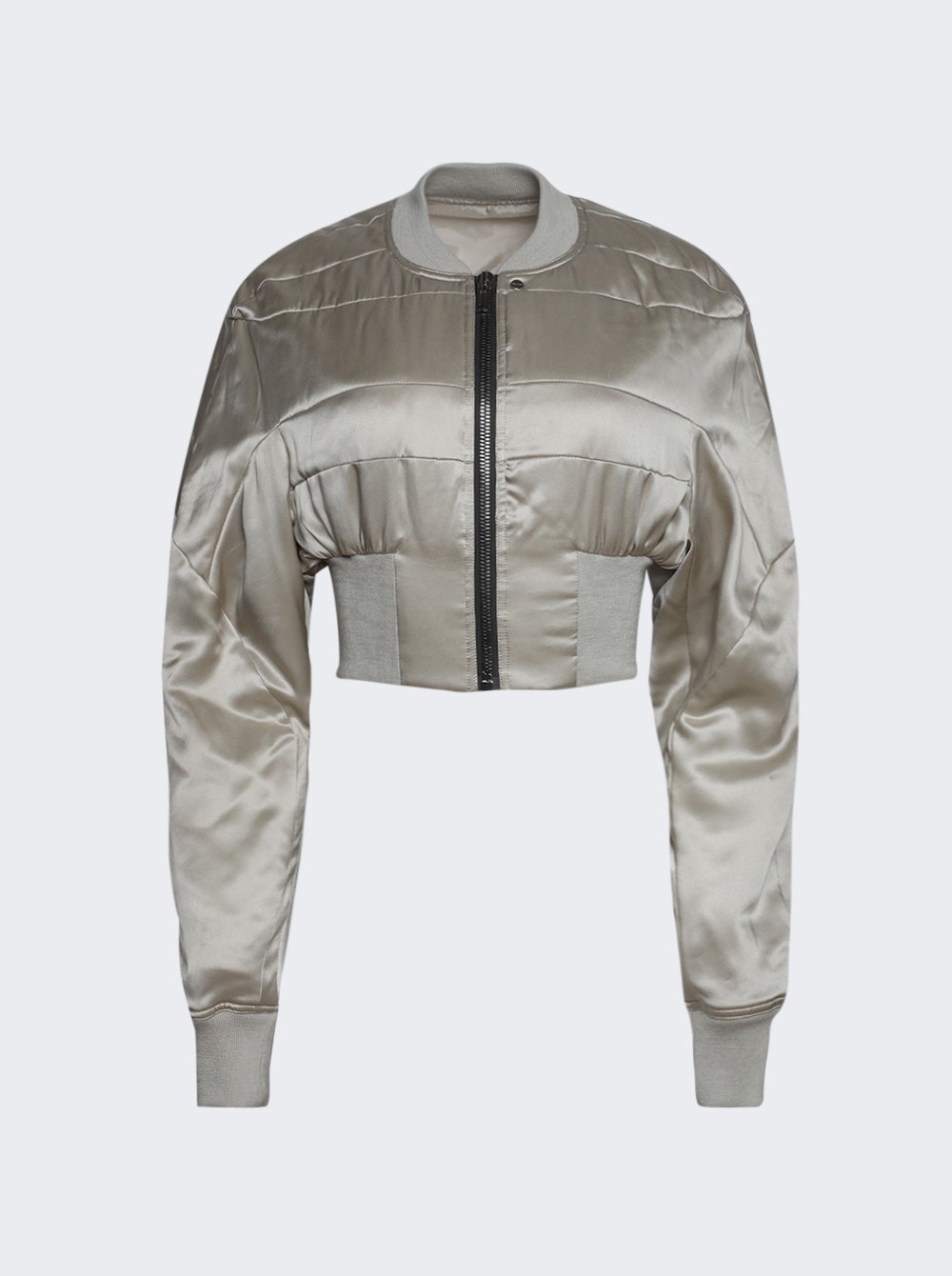 Girdered Flight Jacket Pearl - 1