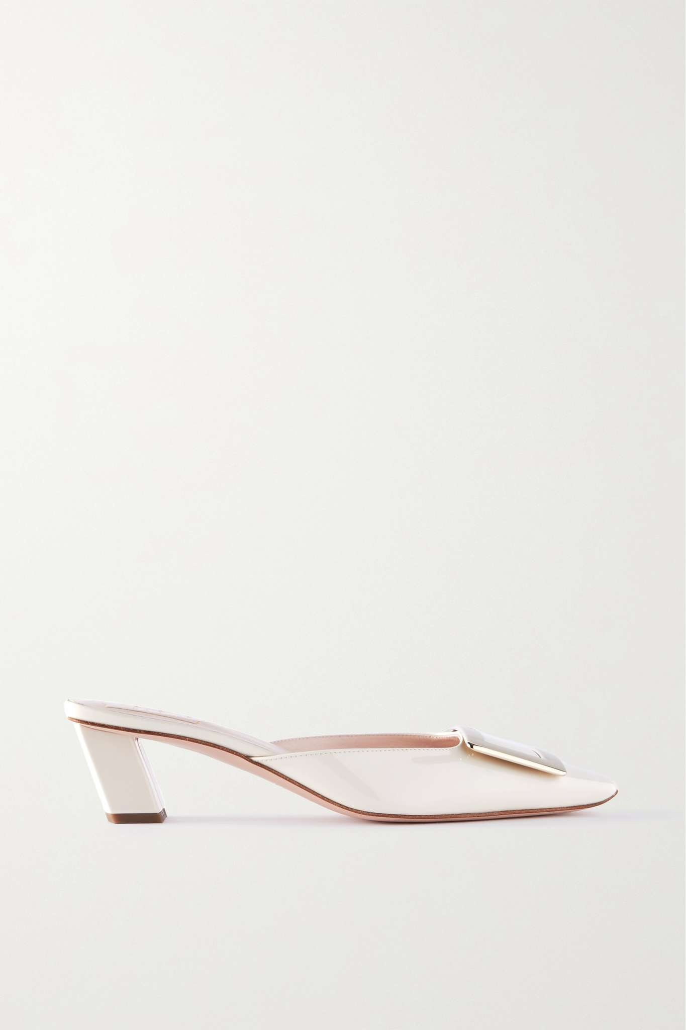 Belle Vivier patent-leather mules - 1