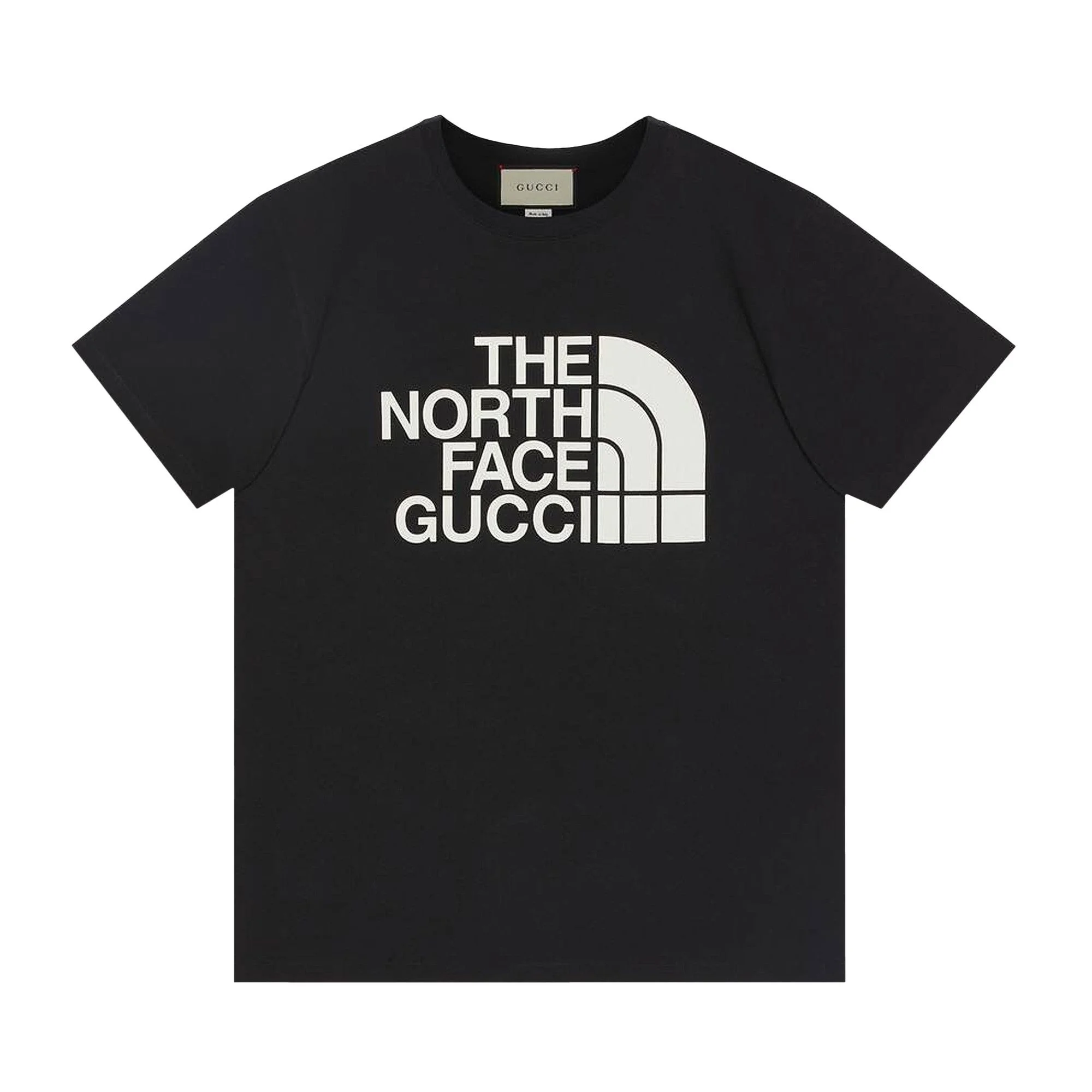 The North Face x Gucci Cotton T-Shirt 'Black/Ivory' - 1
