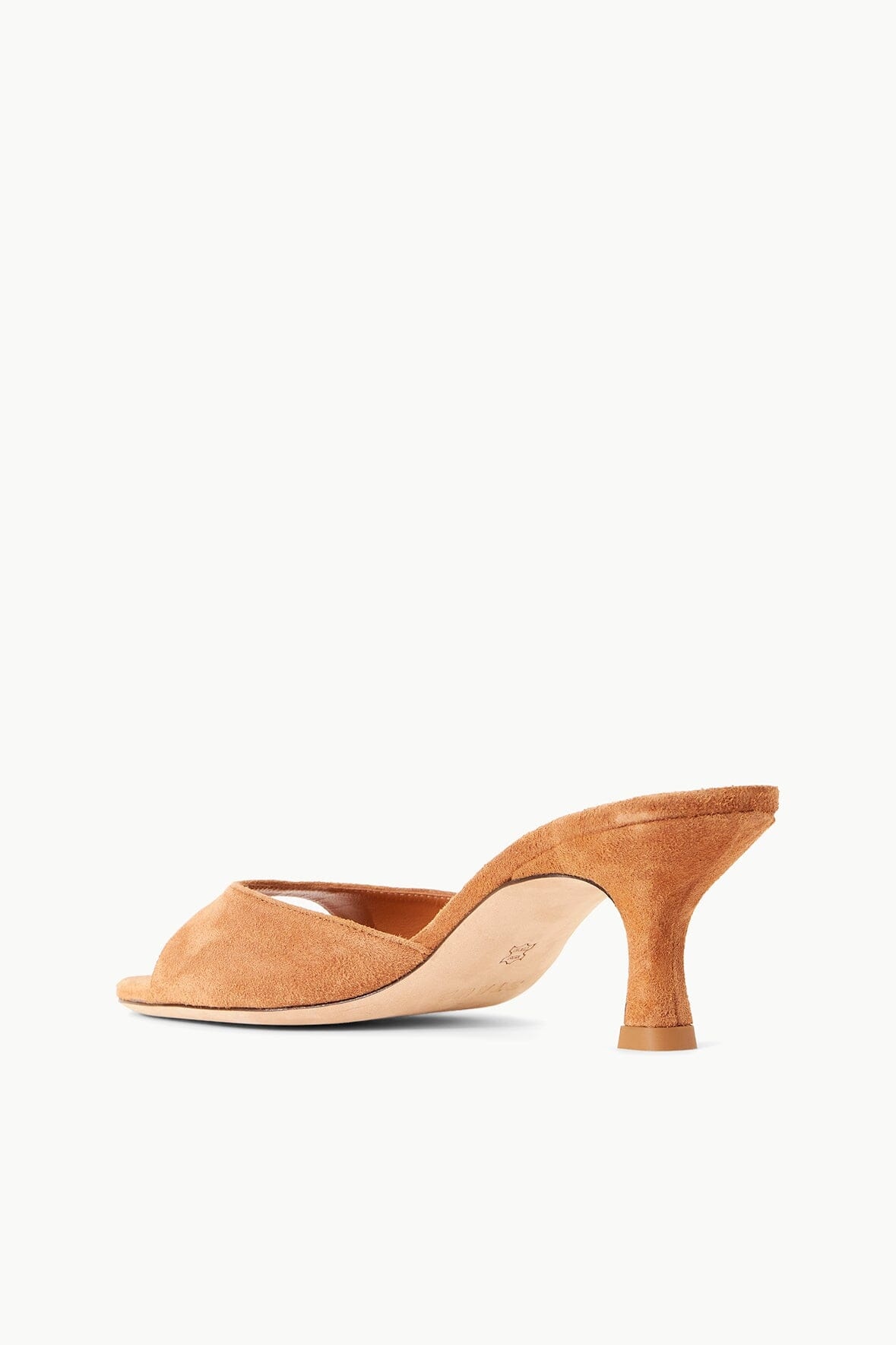 STAUD BRIGITTE MULE TAN SUEDE - 5