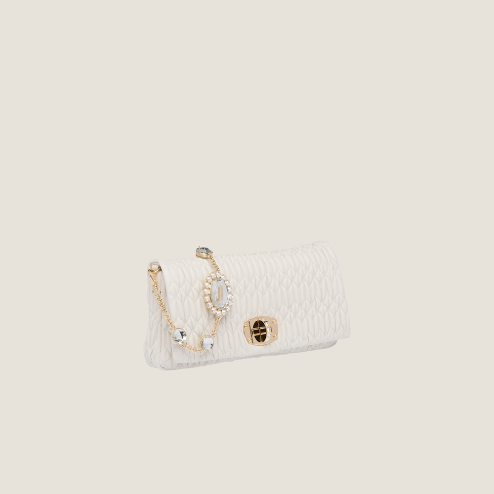 Miu Miu Iconic Crystal Cloqué Nappa leather bag - 2