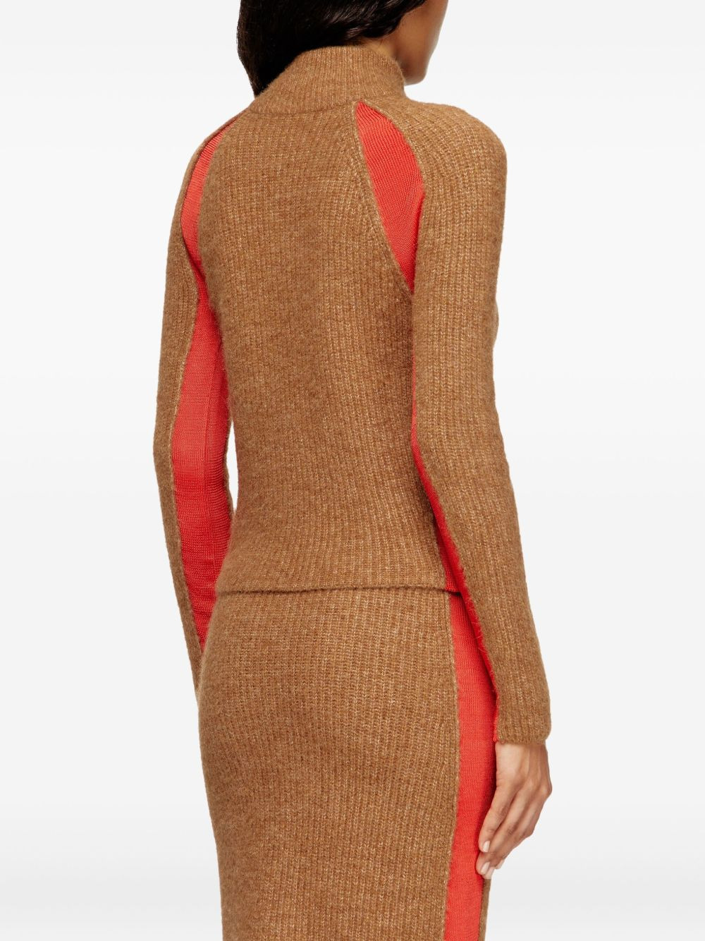 Louise zip-front cardigan - 4