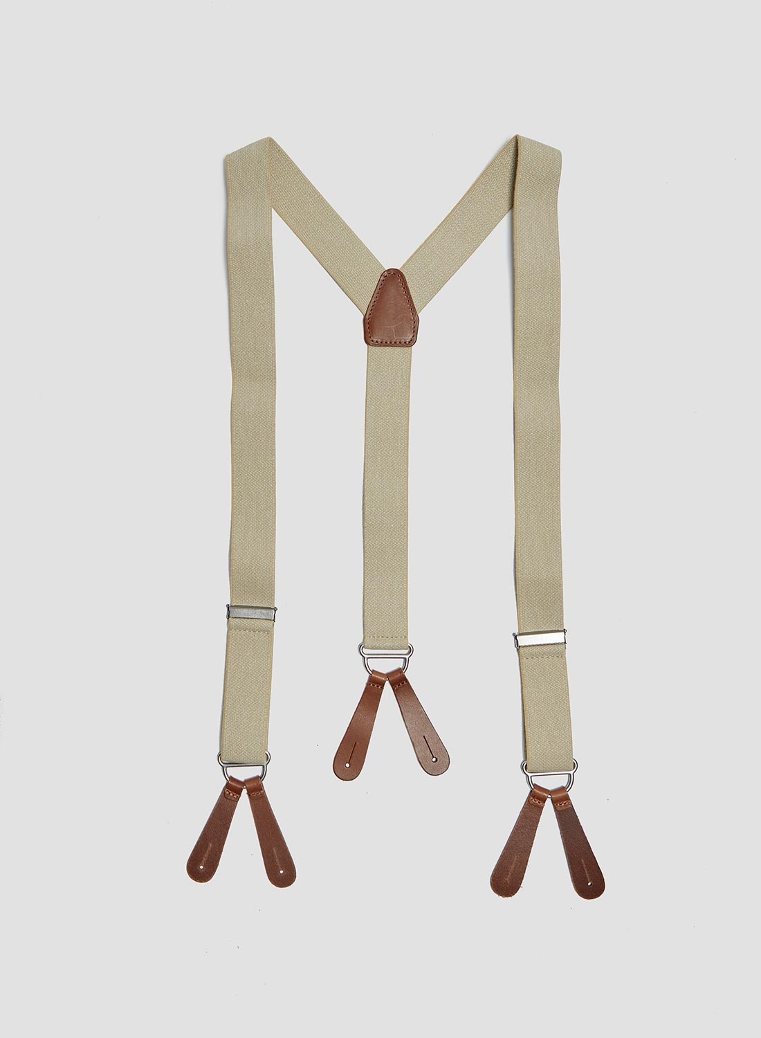 Workwear Braces in Stone - 1