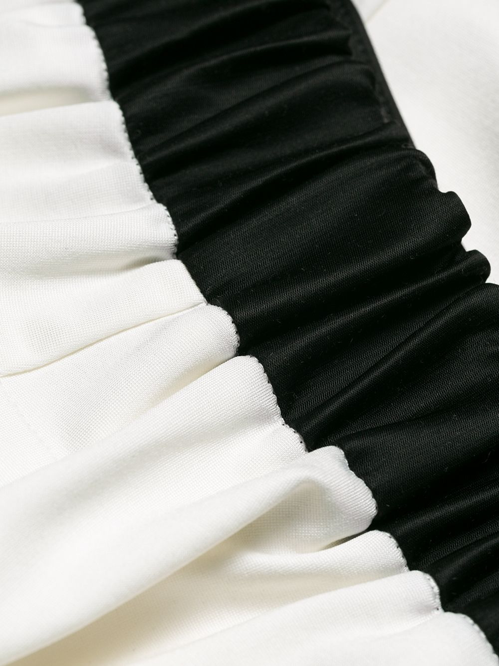 high-waist contrast trousers - 8