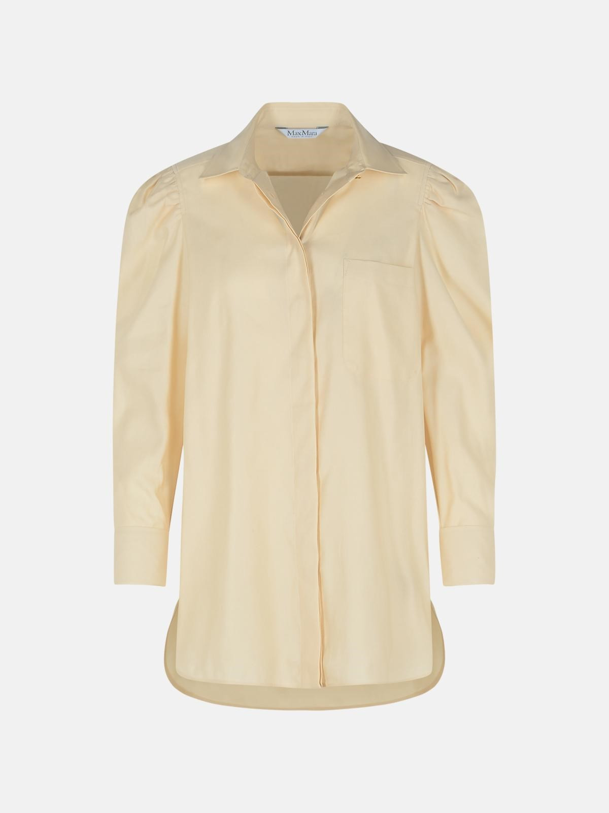 'FARADAY' CREAM COTTON SHIRT - 1