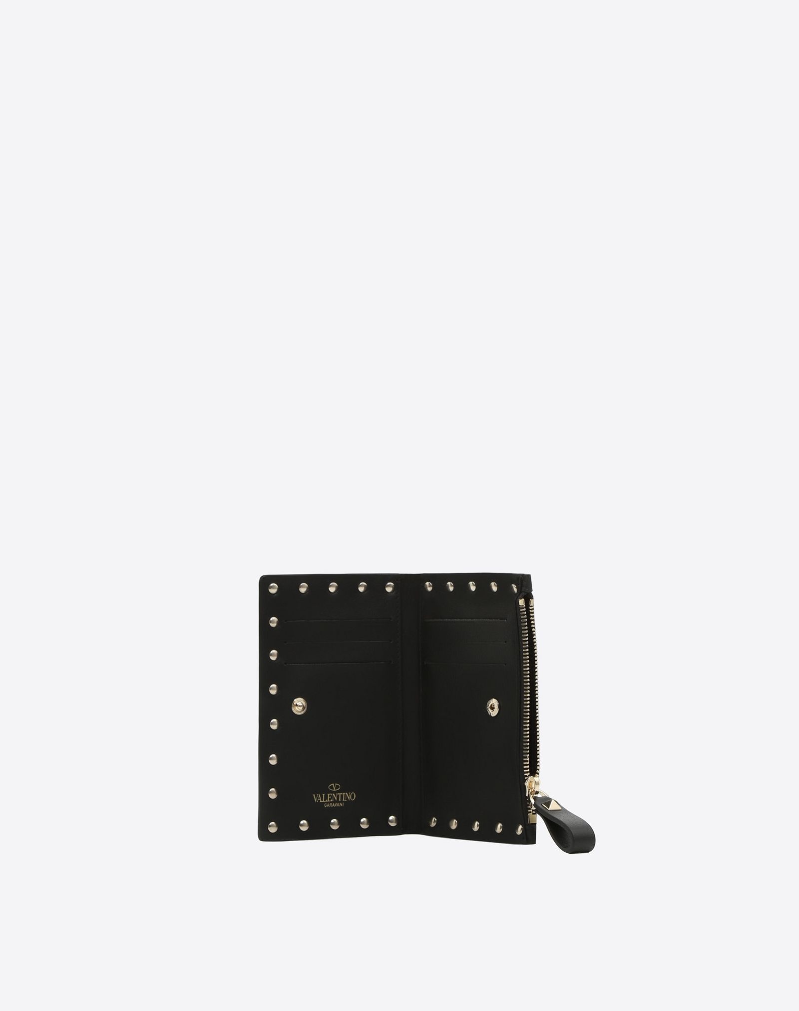 Rockstud Calfskin Coin Purse and Cardholder - 5