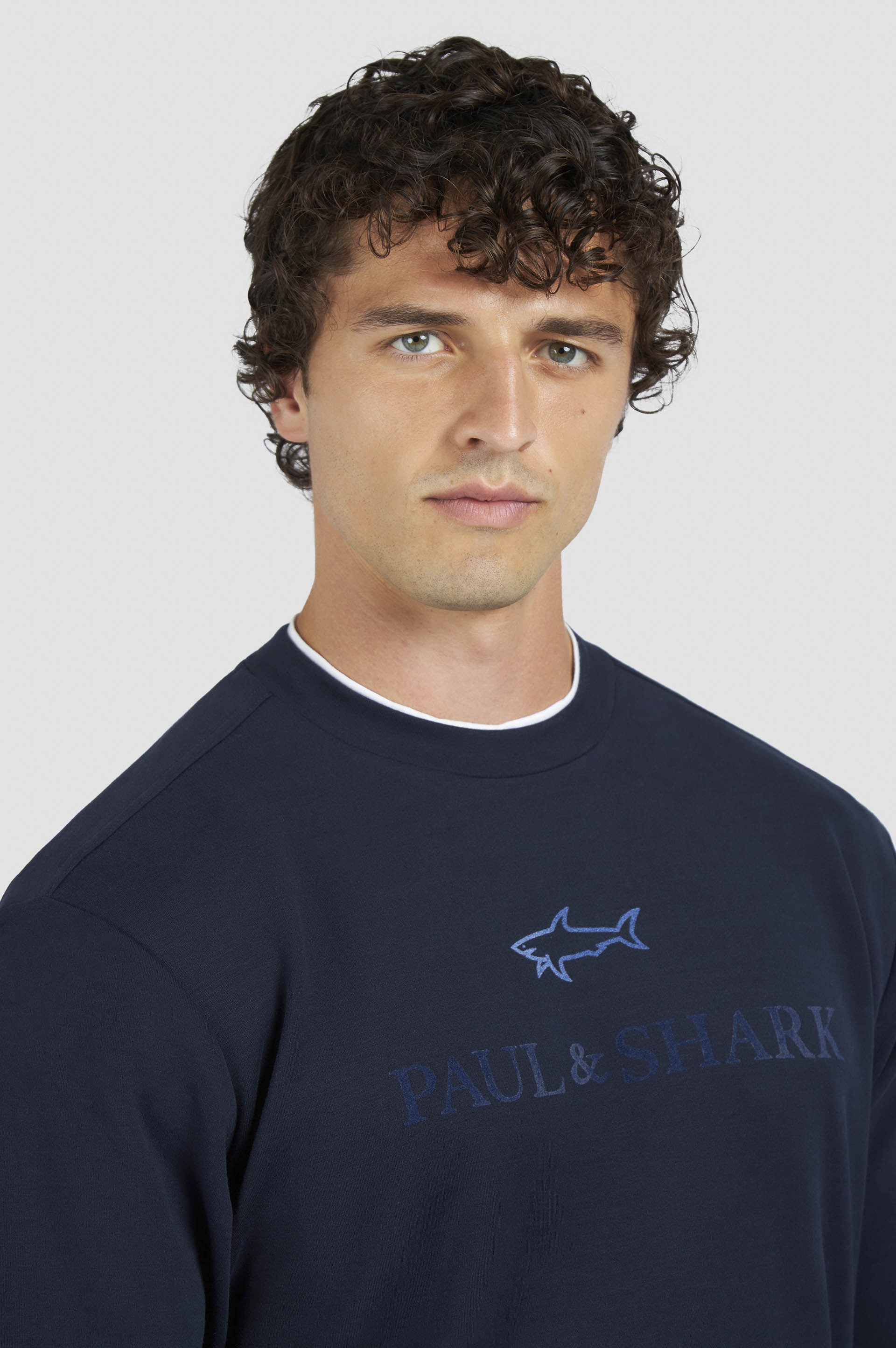 X-SOFT COTTON SWEATSHIRT WITH LOGO PRINT - 4