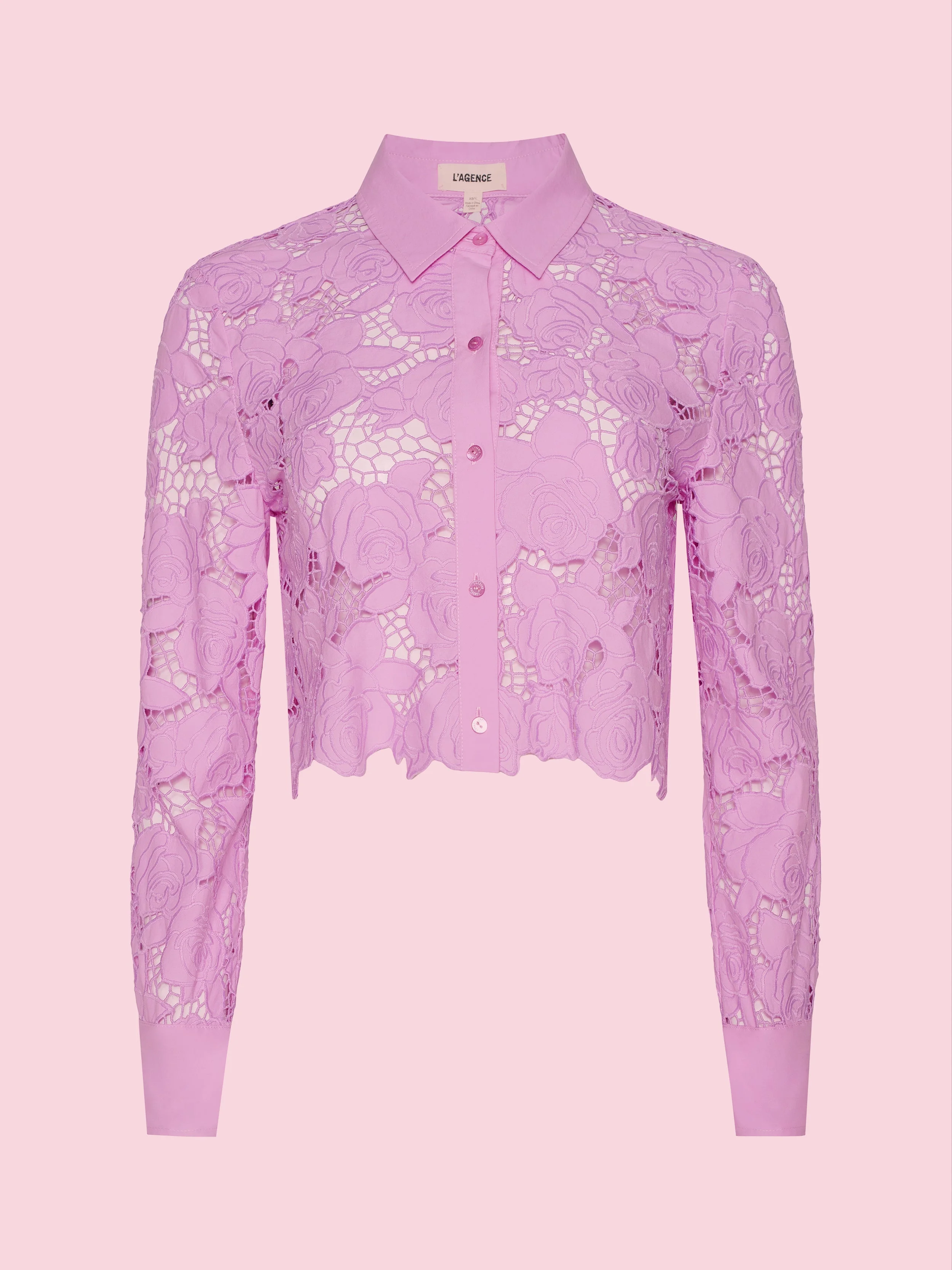 Seychelle Cropped Eyelet Blouse - 1