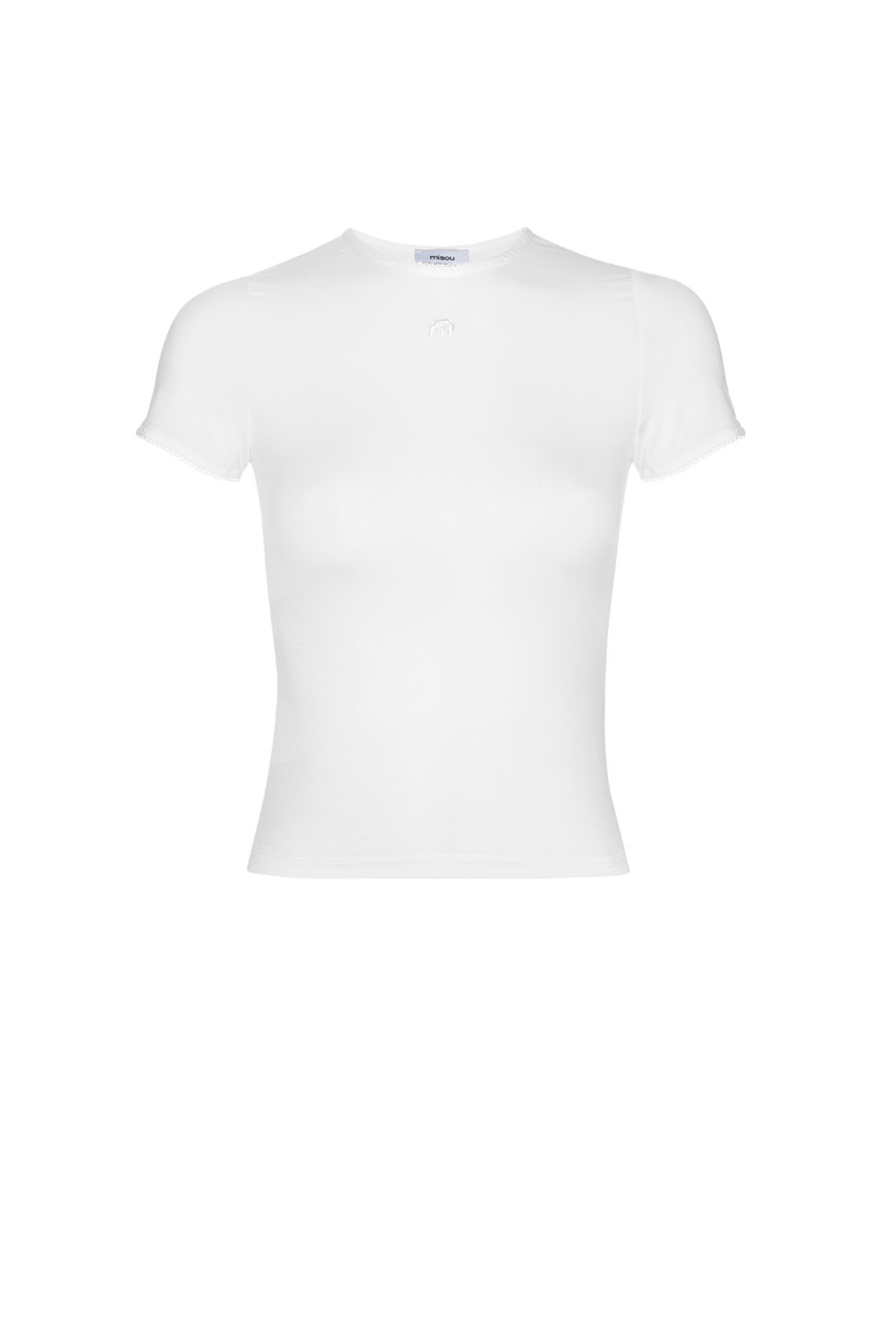 miaou MINI TEE - WHITE outlook