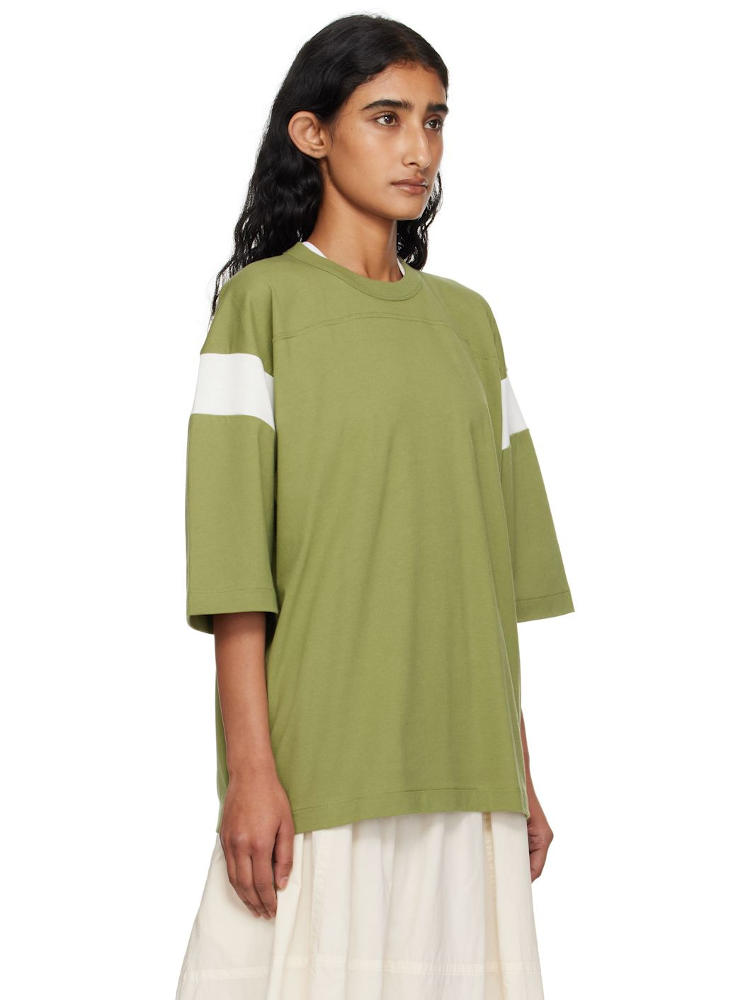 Green & White Skate T-shirt - 2