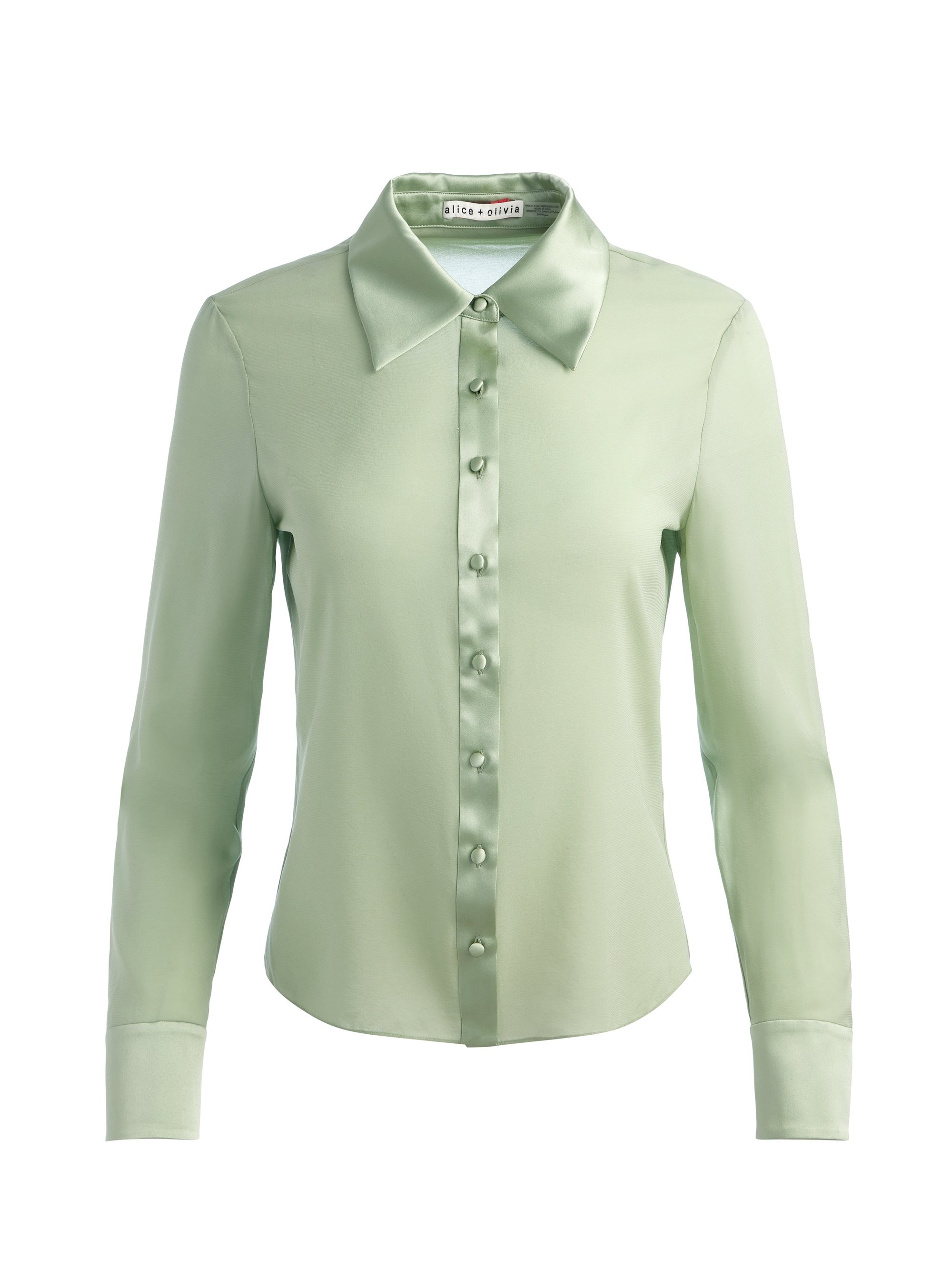 WILLA 70S COLLAR SILK BLOUSE - 1