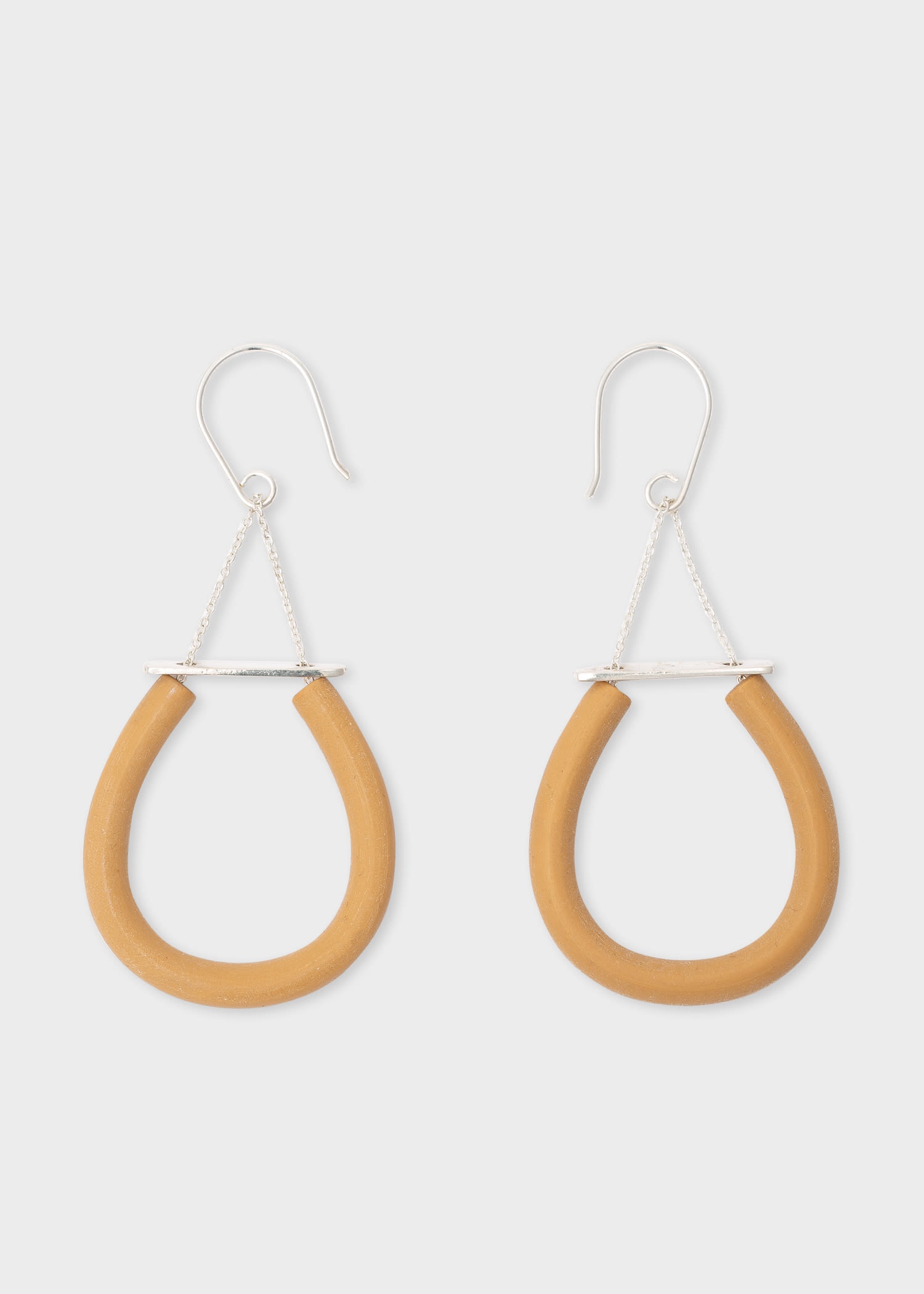 'Joy Mobile' Sterling Silver Hoop Earrings - 1