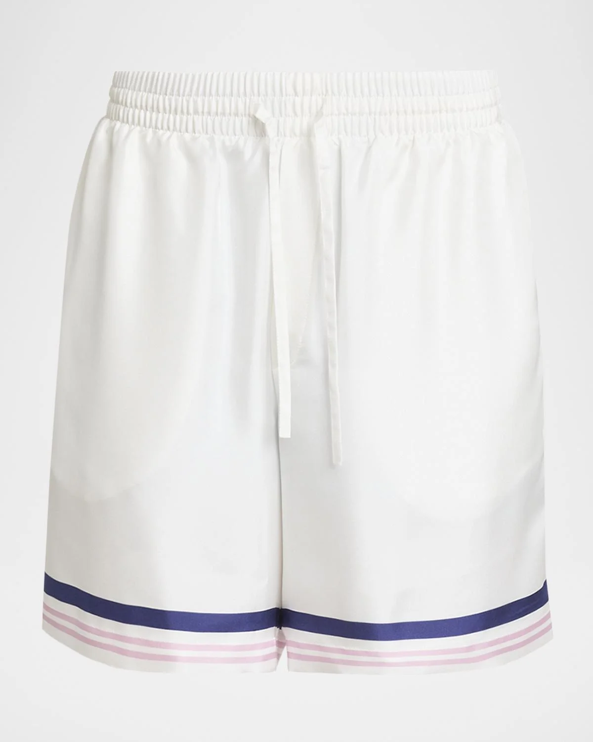 Men's Silk Drawstring Shorts - 1