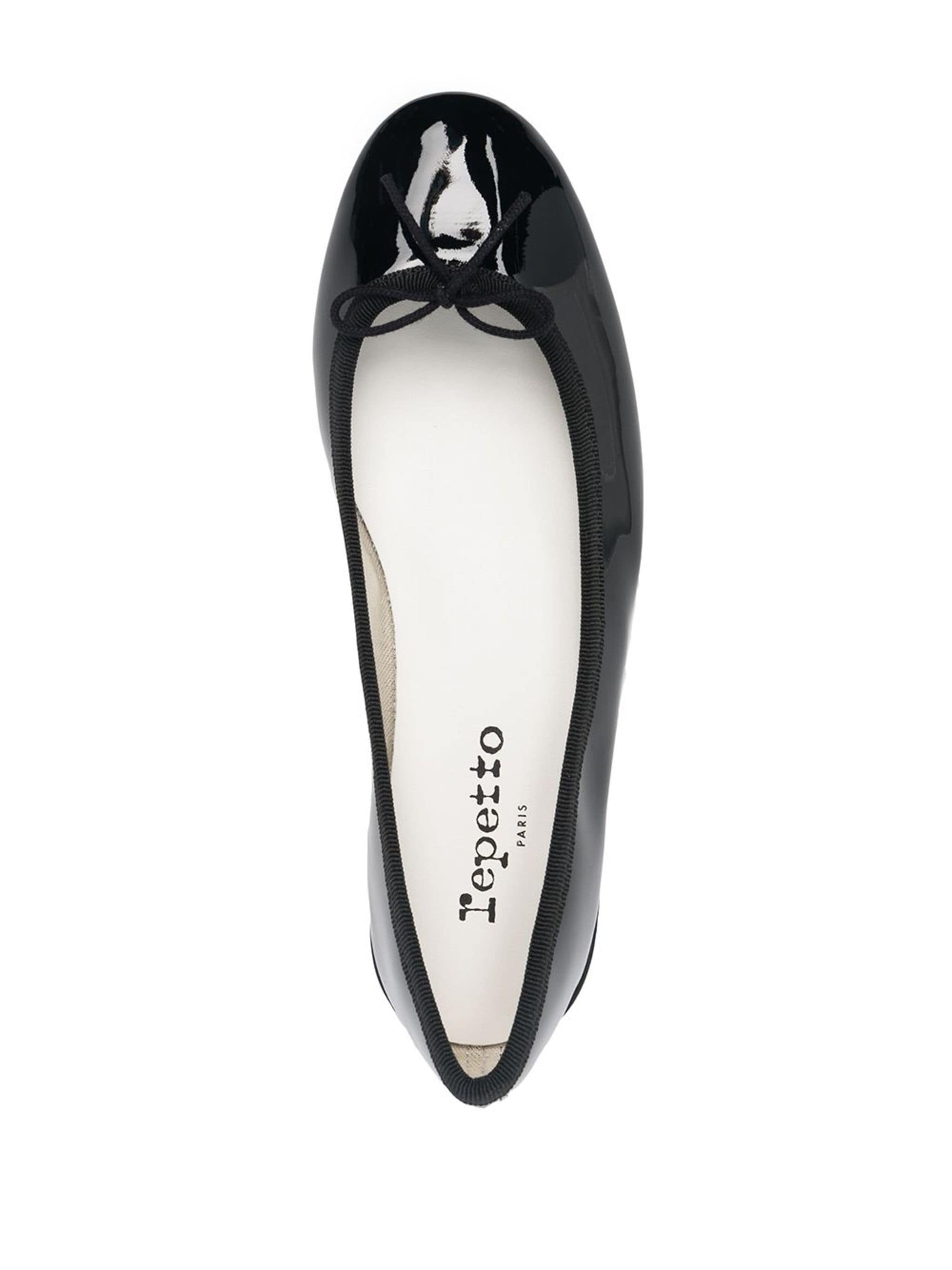 glossy flat ballerina shoes - 4