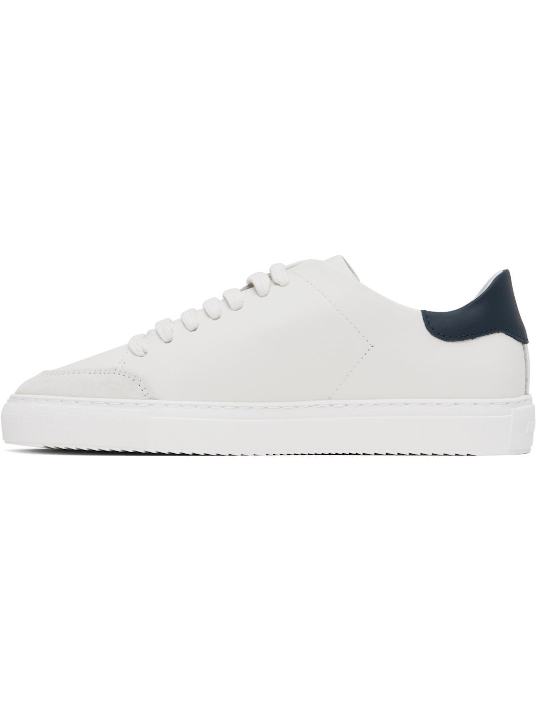 White & Navy Clean 90 B Bird Sneakers - 3