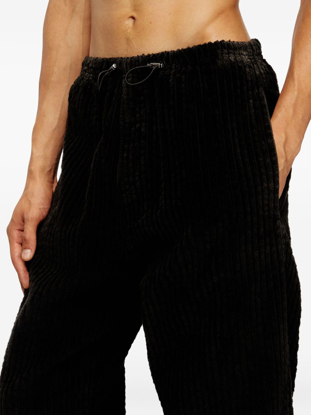 P-Martial drawstring corduroy trousers - 5
