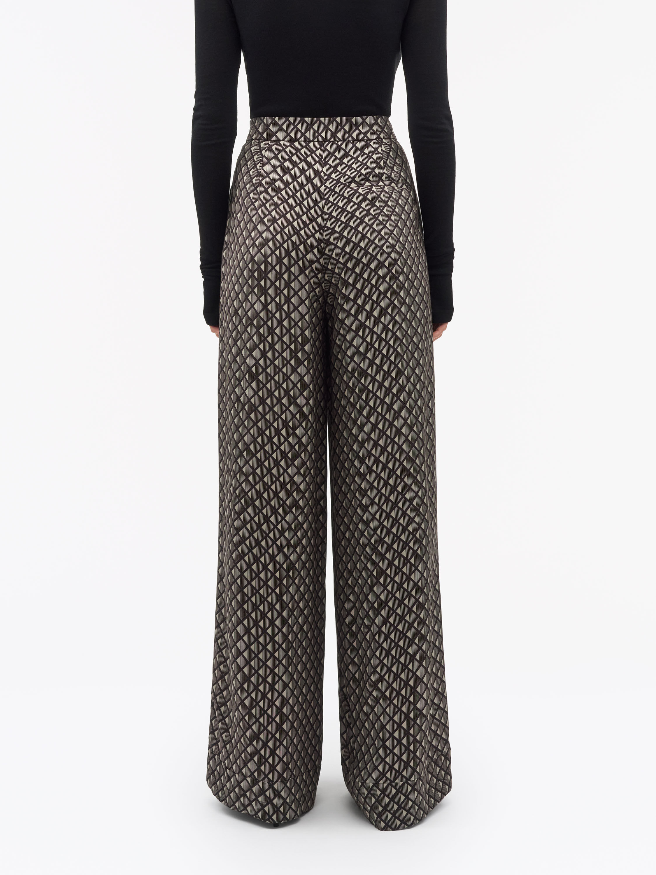 Cora Printed Draped Trousers - 4