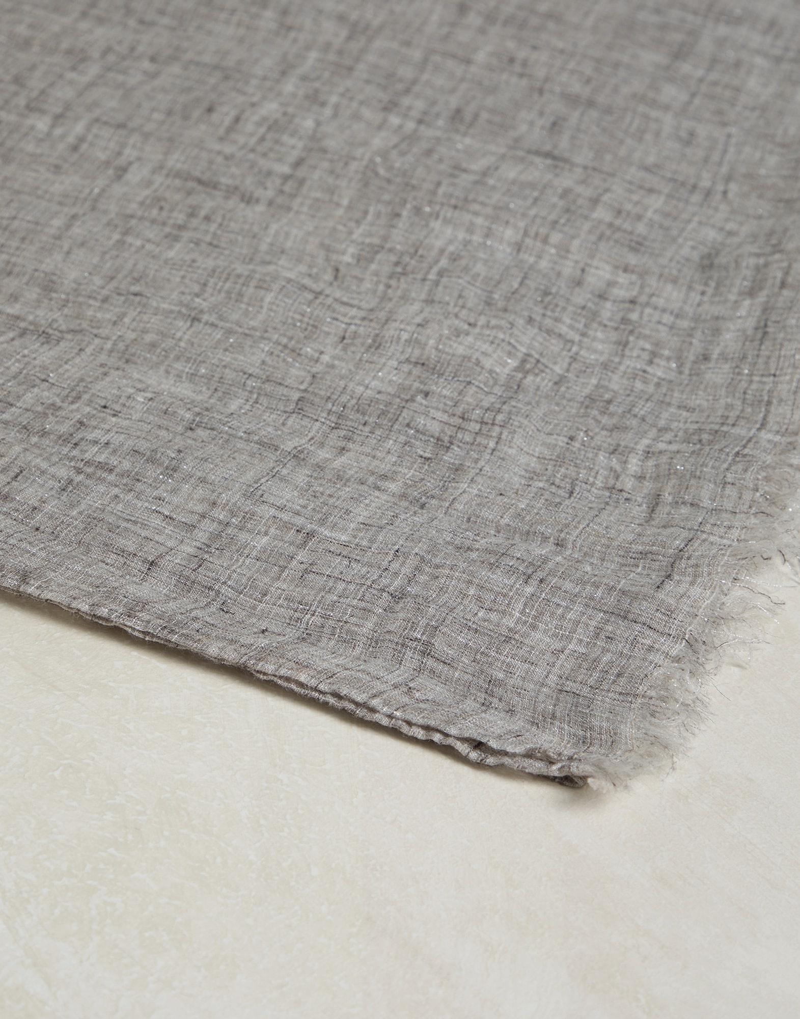 Sparkling mélange linen scarf - 2