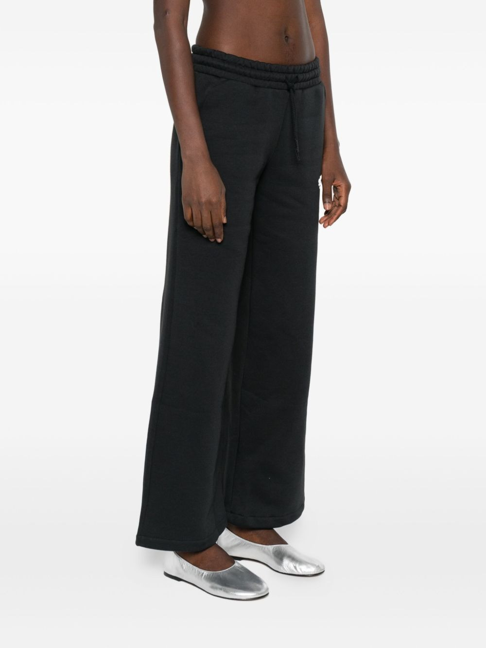 embroidered drawstring sweatpants - 3