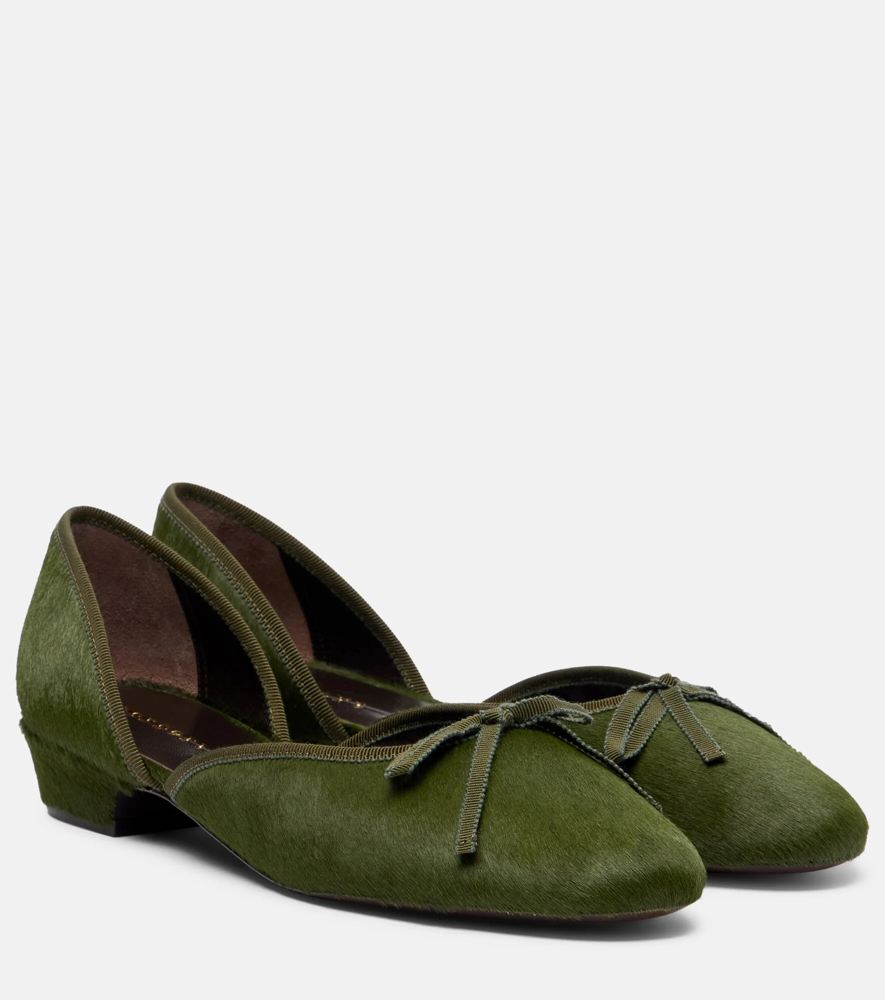 24/7 calf hair ballet flats - 1