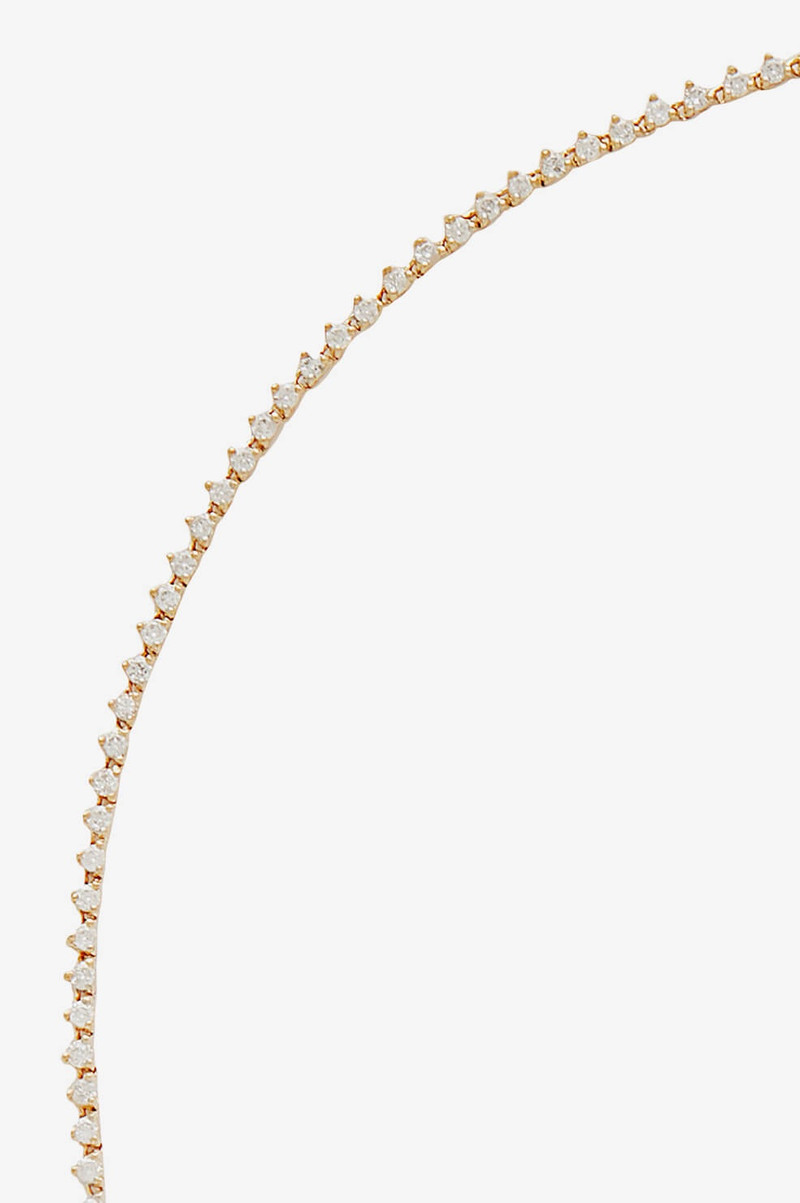 Diamond Tennis Necklace - 14k Gold 3