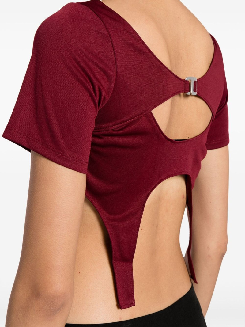 cropped asymmetric T-shirt 5