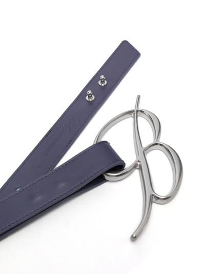 Blumarine logo-buckle leather belt outlook