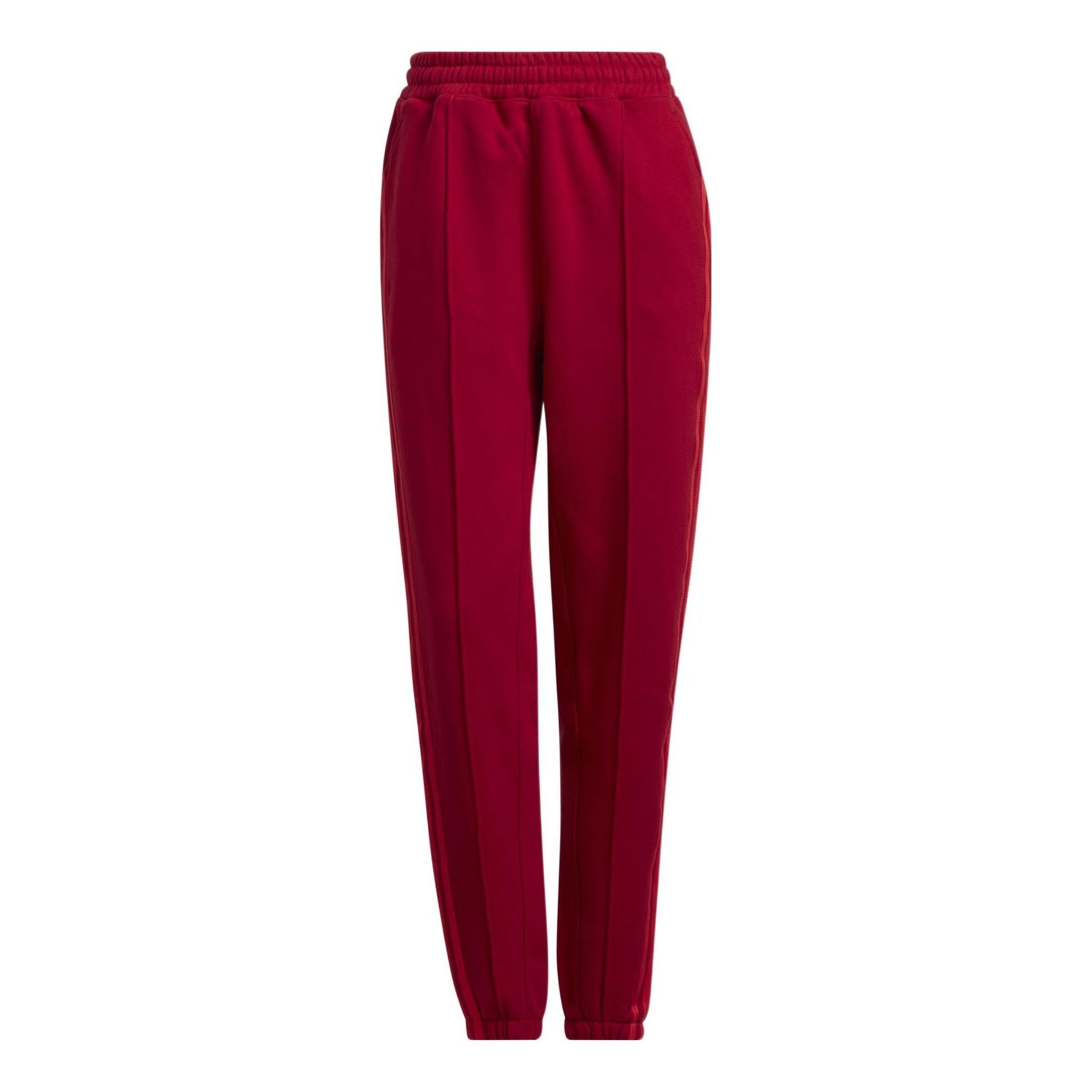 adidas IVY PARK Crossover Sweat Pant Side Stripe Drawstring Sports Long Pants Couple Style Red HI195 - 1