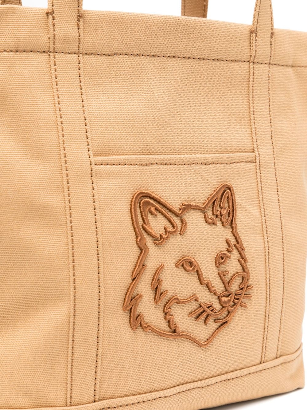 small fox head tote bag - 4