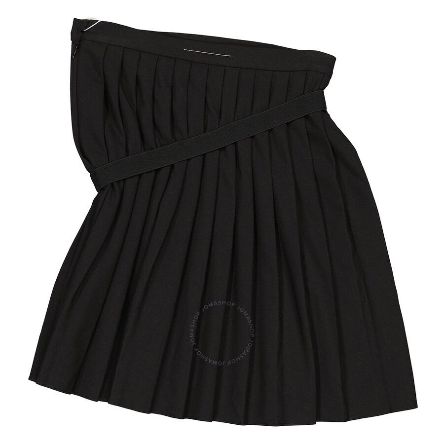 MM6 Maison Margiela Asymmetric Pleated Miniskirt - 6
