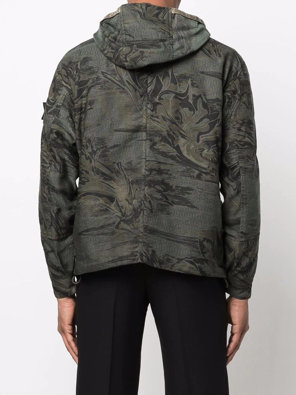 camouflage-print hooded jacket - 4