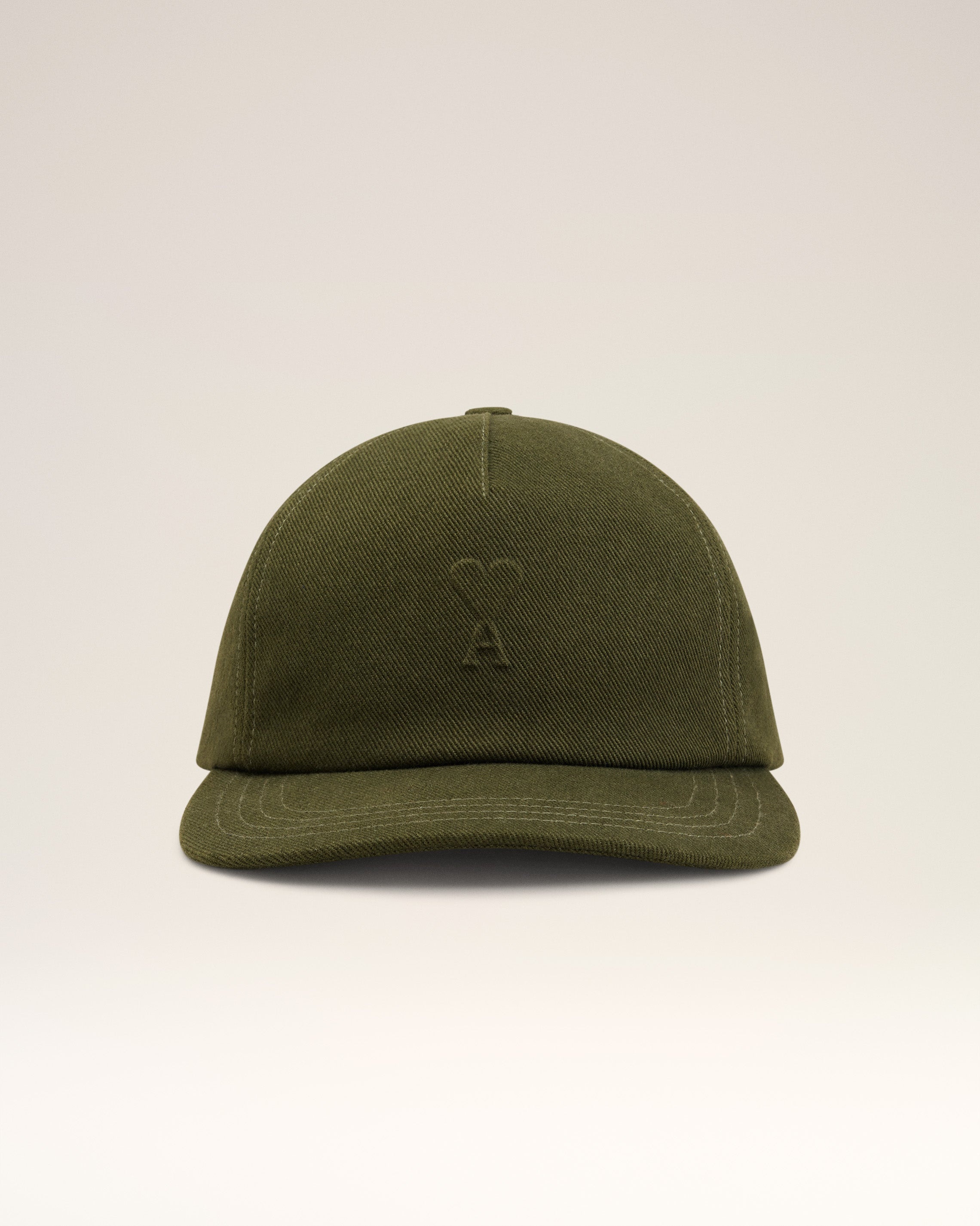 GREEN COTTON EMBOSSED AMI DE COEUR CAP - 4