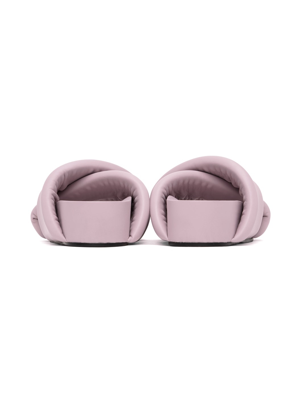 Purple Oversized Wrapped Sandals - 2